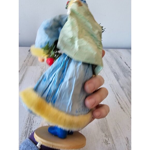 Vintage paper mache Santa band AS IS figurine statue Xmas decor - Picture 11 of 12